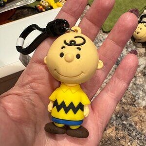 Charlie Brown Figural Bag Clip